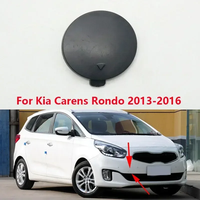 

For Kia Carens Rondo 2013 2014 2015 2016 Car Front Bumper Tow Hook Cover Trailer Cap Base Color Unpainted 86517-A4000