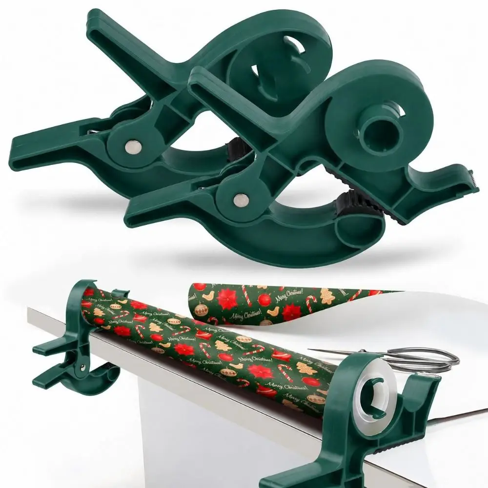 Tools Table Clamp Tape Dispenser Cutting Tool Holder Gift Wrapping Tool Clip Wrap Dispenser Paper Roll Holder Arts Crafts