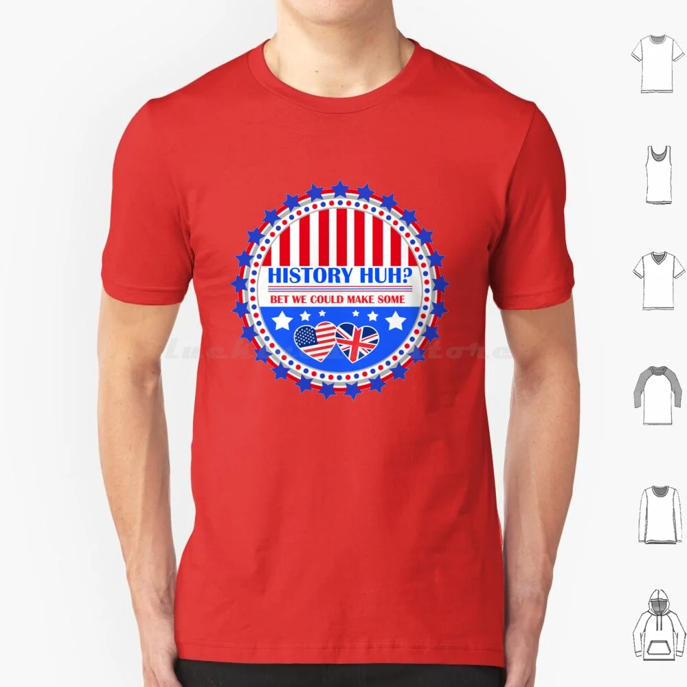 تاريخ Rwrb هوه؟ حملة تصميم تي شيرت 6xl قطن تي شيرت رائع Rwrb أحمر أبيض وأزرق ملكي التاريخ Huh