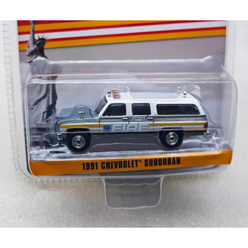 

GreenLight масштаб 1:64, 1991, пригородный пожарный автомобиль, легкосплавная модель автомобиля, коллекция, игрушка, подарки, сувениры
