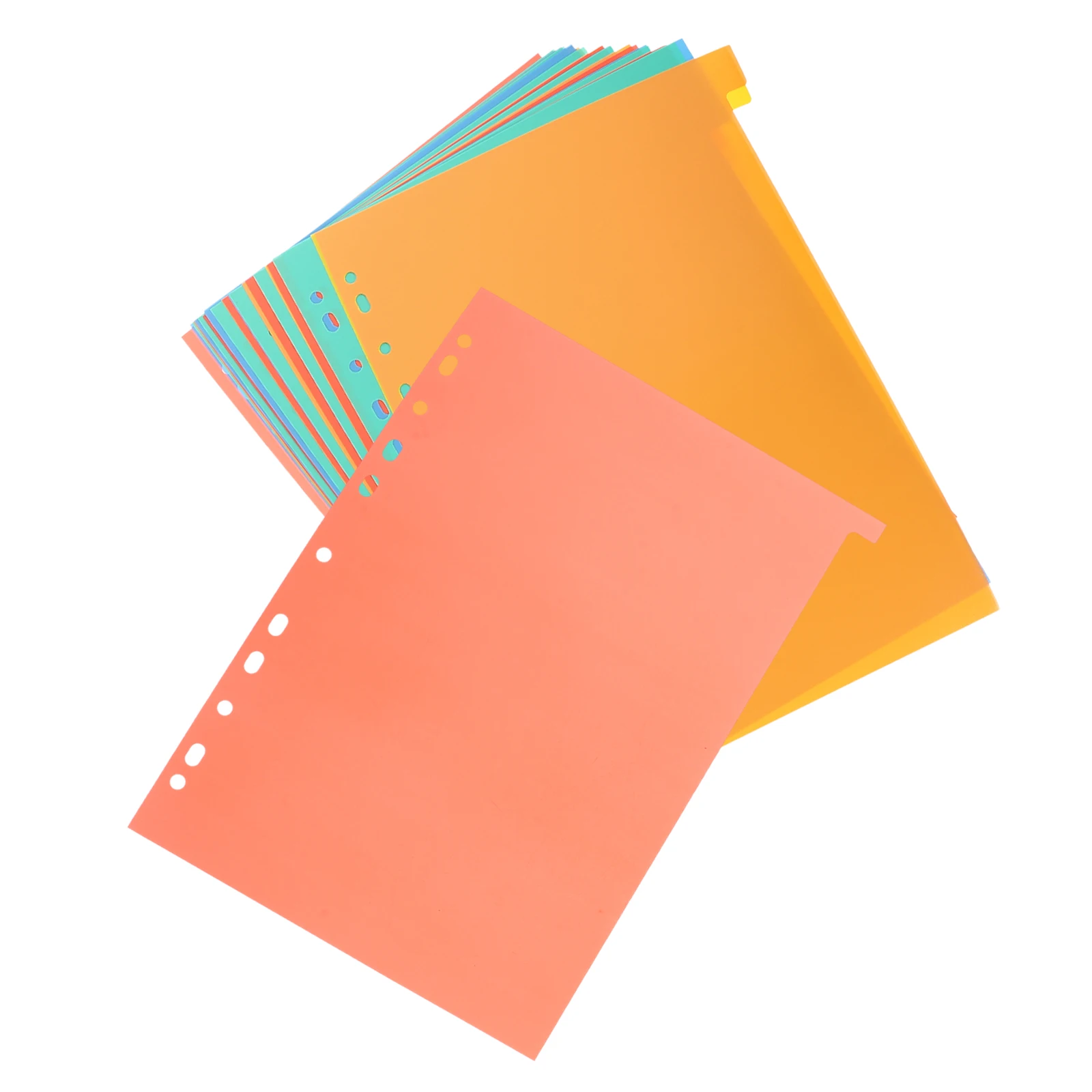 

31 Sheets A4 11 Holes Plastic Index Page Pagination Paper Folder Dividers Separator Partition Tab File Binder Supplies Office