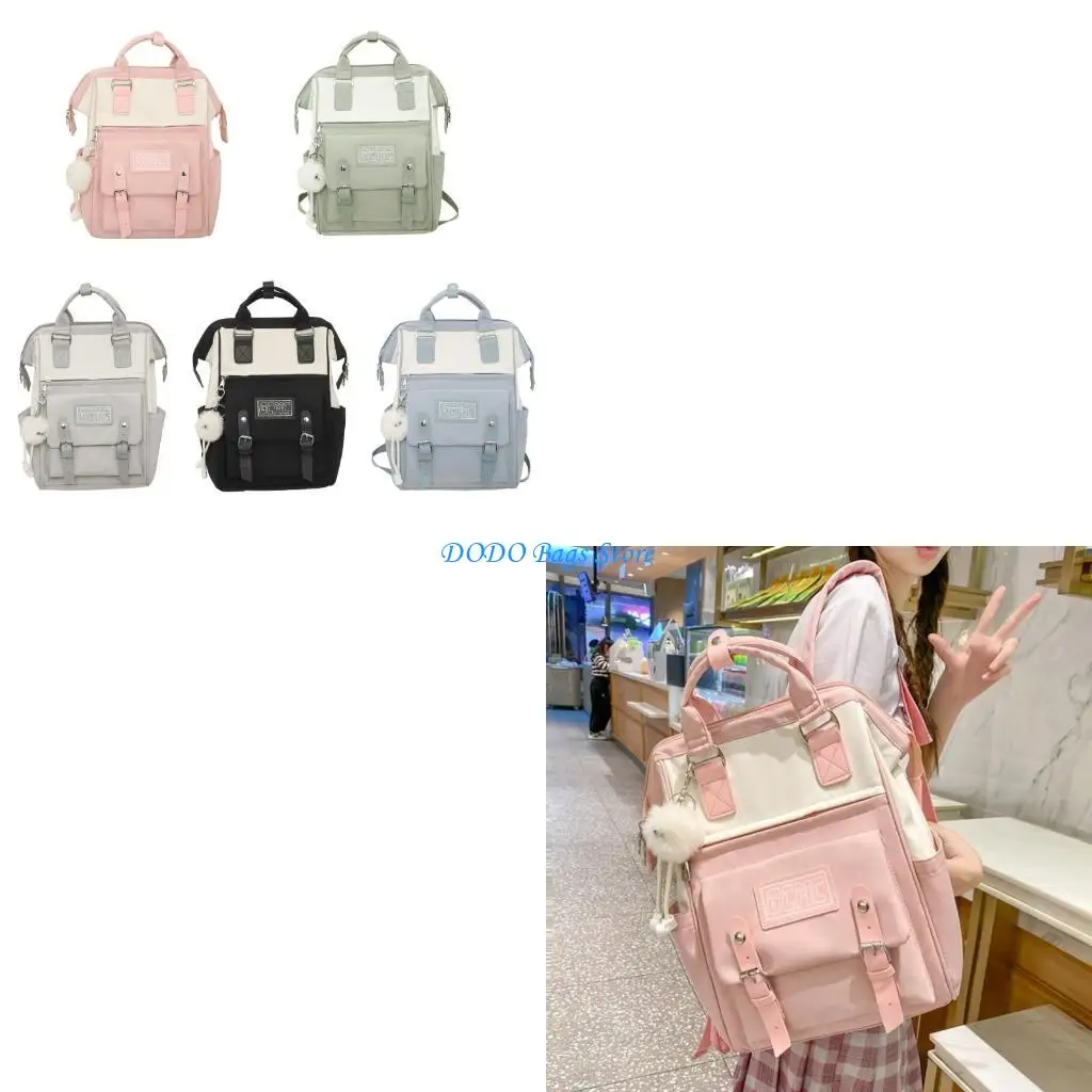 

Fashionable Korean Backpack School Bag Travel Rucksack Book Bags for High School and Middle School Students