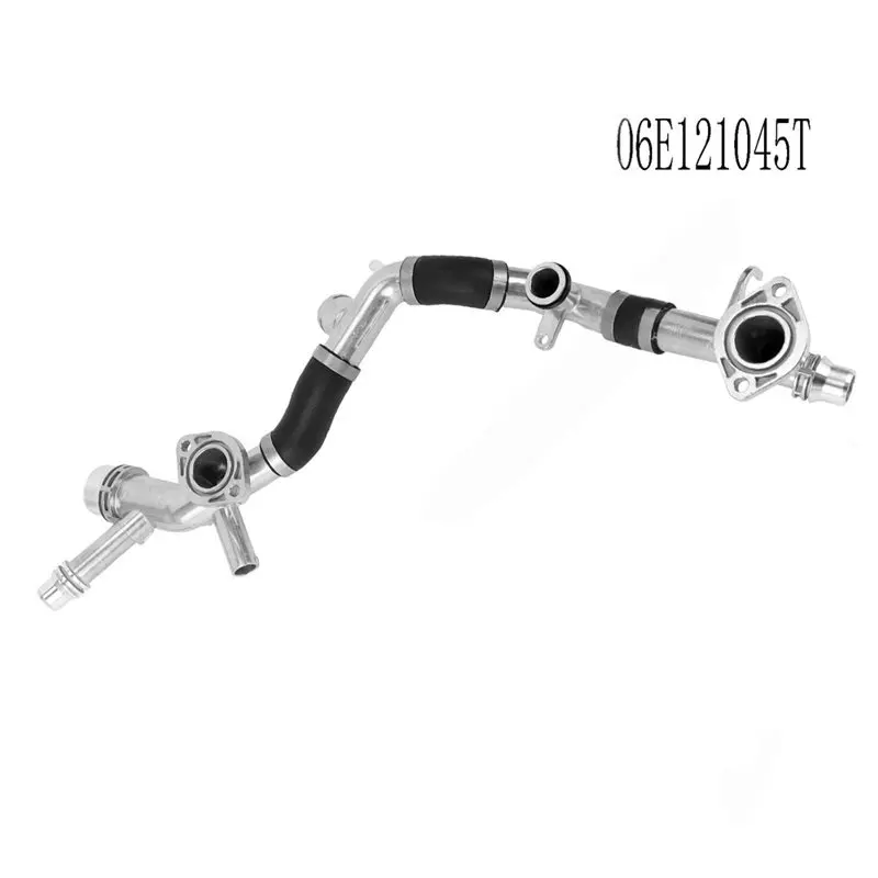 【Price Drop !!】-For VW A6 Quattro 2009-2011 Compatible Engine Cooling Water Hose 06E121045T Radiator Oil Cooler Hose