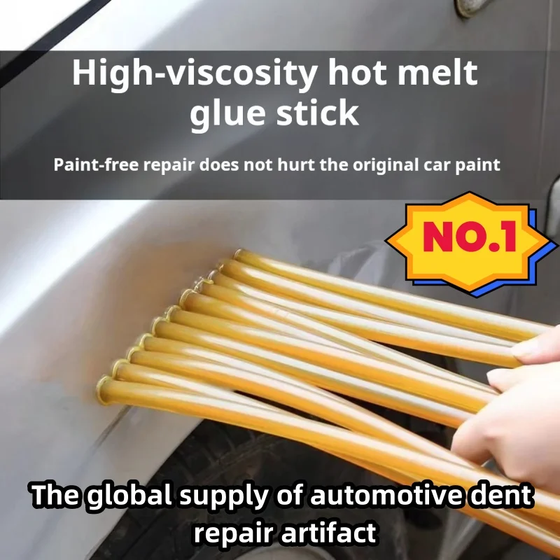 Car door dent repair professional tool with no trace, high viscosity hot melt adhesive stick