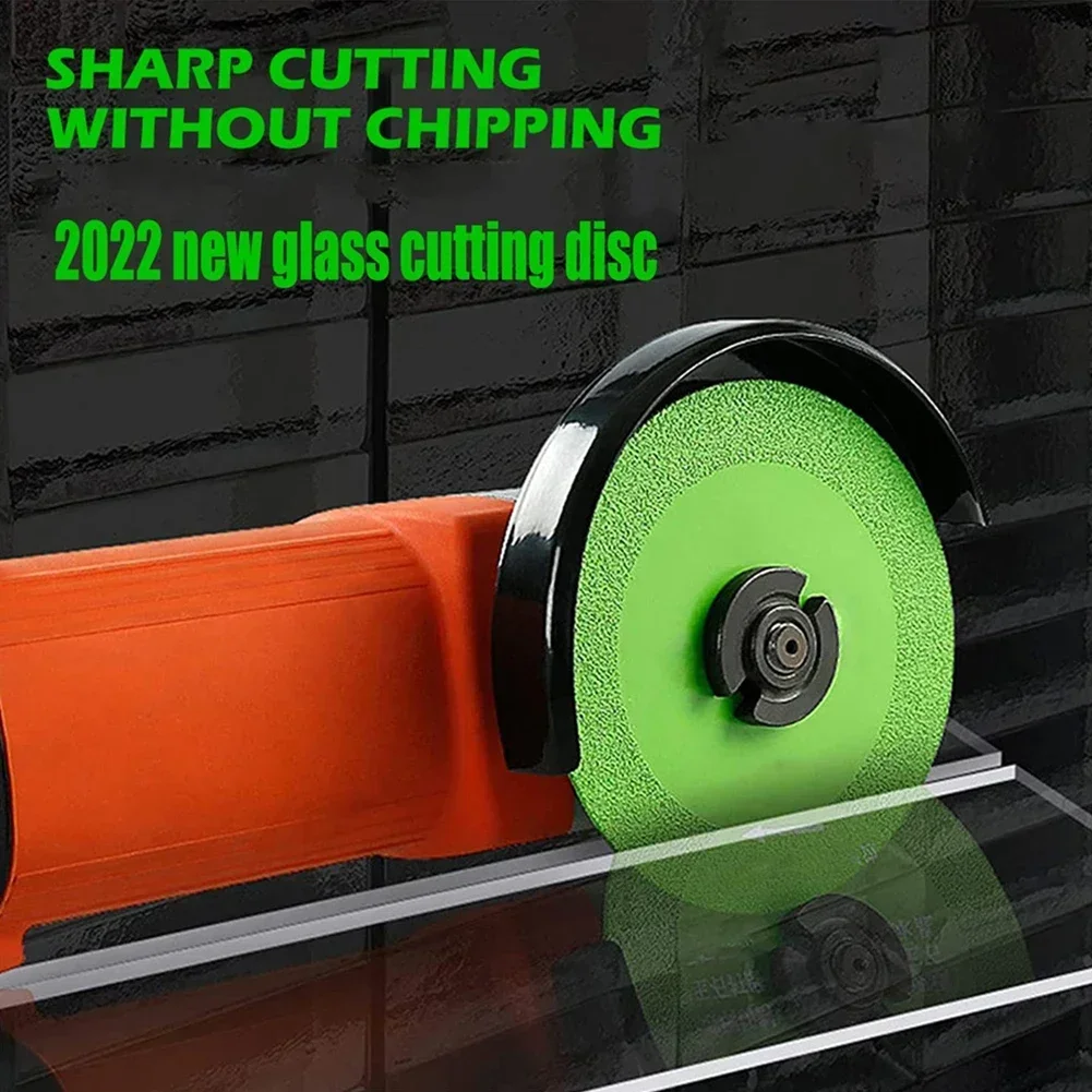 1pc 22mm buraco disco de corte telha vidro diamante mármore lâmina serra cerâmica jade polimento lâmina corte para 100 ângulo moedor