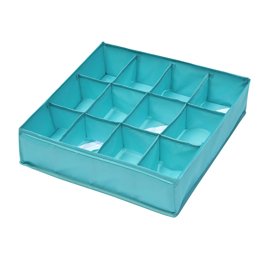 

Storage Box Drawer Divider 12 Cells Organizer Closet Sock Container Socks Foldable