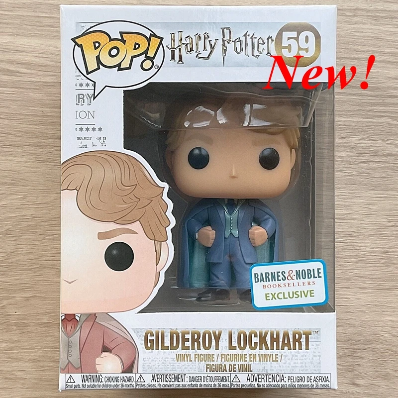 New Arrival FUNKO POP Harry Series Gilderoy Lockhart #59 Vinyl Action Figure Collection Model Toys For Children Gift