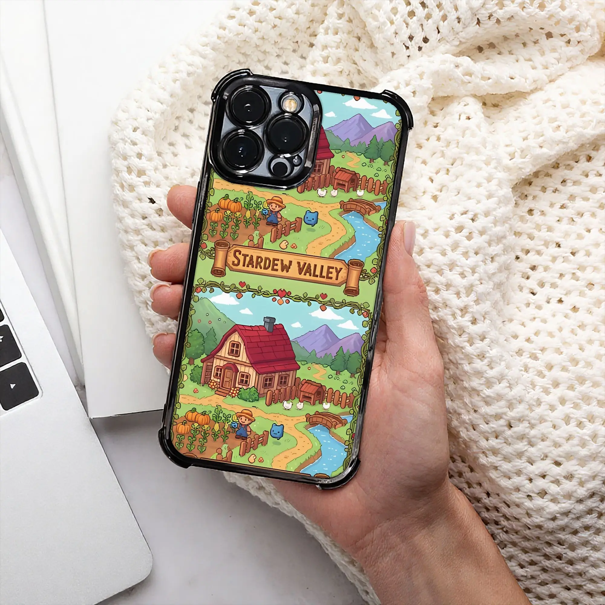 Pixel Phone Case stardew valley Electroplating Process Phone Various Models