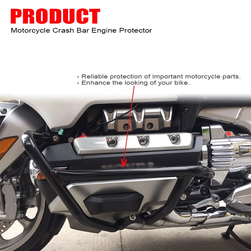 GL1800 Engine Guard Crash Bar Bars Bumper Protector For HONDA Gold Wing 1800 F6C Goldwing GL 1800 2018 2019 2020 2021 2022 2023