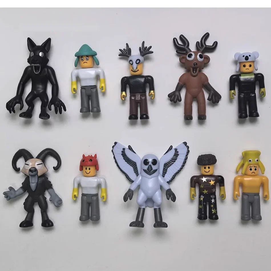 2025 nuevo caliente 99 noches en el bosque monstruo caja ciega ciervo dibujos animados Milu ciervo juego de peluche periféricos Halloween juguetes regalos