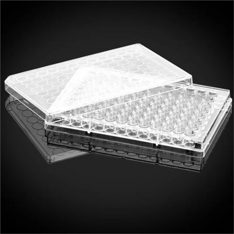 1pc 6/12/24/48/96/384 hole well Cell Culture Plates  Flat Bottom Lab supplies flat Round bottom Flat TC Culet