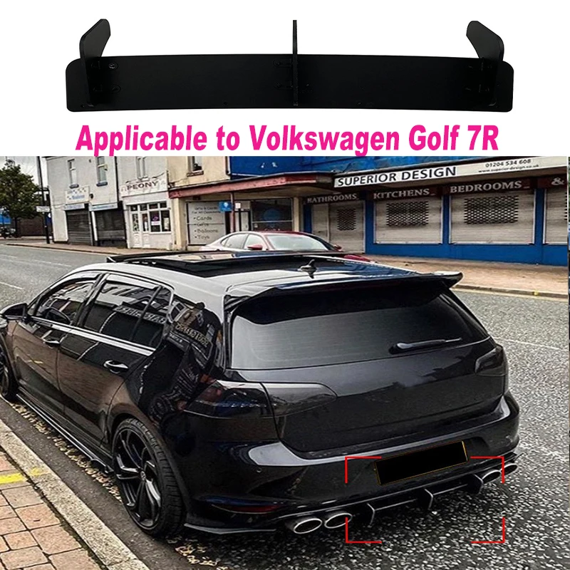 Applicable to Volkswagen Golf 7R High 7R Golf 7R Tail Lip Rear Blade Spoiler Wind Knife Modification