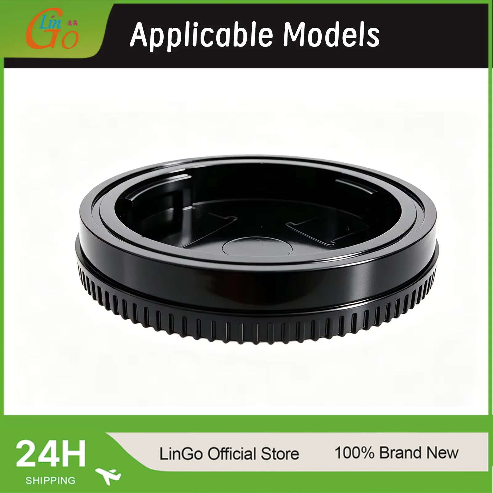LinGo For Sony E mount Lens Rear Cap or Camera Body Cap or Cap Set No Logo Plastic Black Lens Cover Lid for nex3、nex5、nex7