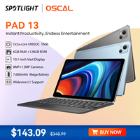 Oscal Pad 13 Tablet,10.1'' FHD+Vast Display,Unisoc T606,8GB+256GB ,13MP Camera Tablets PC with Stylus Pen ,4G LTE PC,7680 mAh