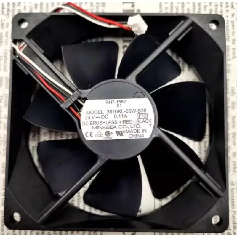 New Cooler Fan For NMB 3610KL-05W-B39 9025 24V 0.11A 9cm Frequency Converter Cooling Fan 90*90*25mm