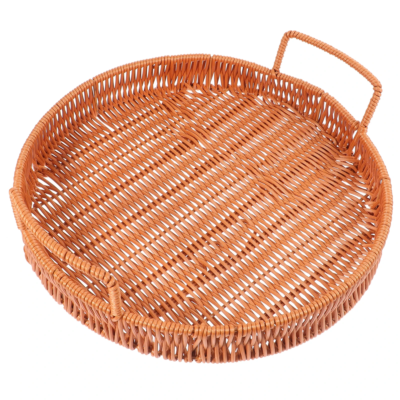 

H held Plate Storage Basket Fruit Fruit Bread Tray H Woven Tray Kitchen ganization Portable Container