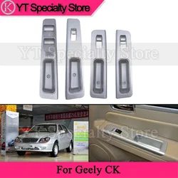 Kamshing 1pc For Geely CK Car Window Lift Switch Button Panel Door Closing Buckle Box Inner Buckle Box