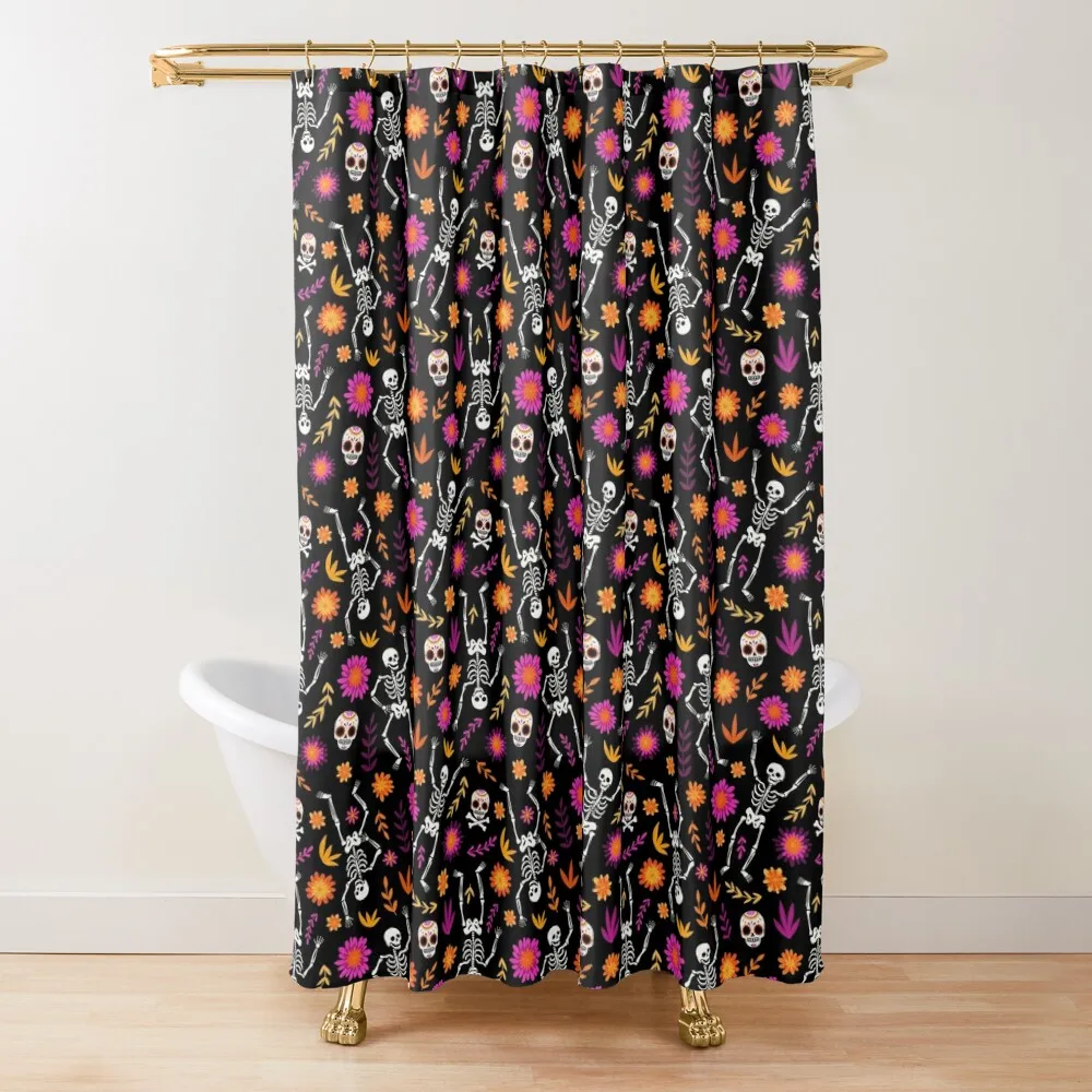 

Día de los Muertos Shower Curtain In The Bathroom Set For Bathroom Shower Set For Bathroom Shower Curtain