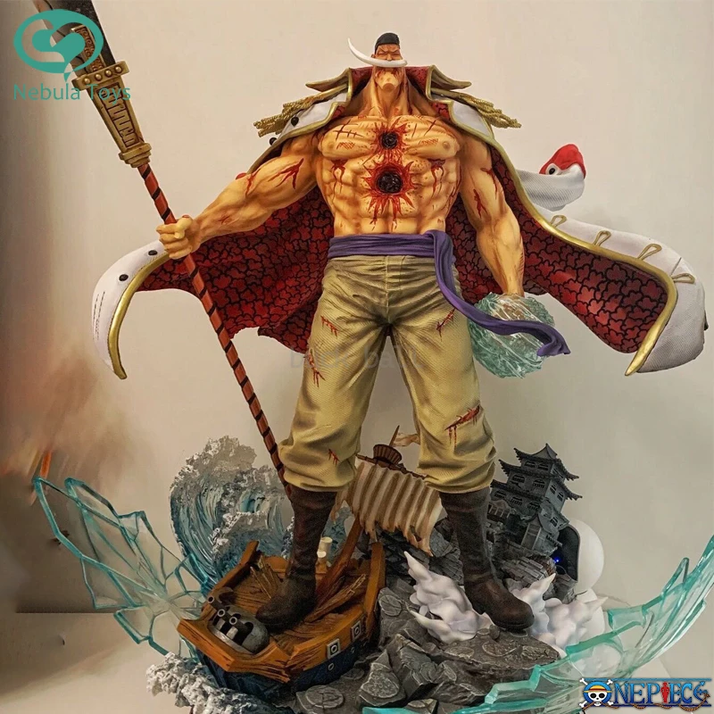 

53cm One Piece Anime Figure Edward Newgate White Beard Figurine Pvc Statue Model Collectible Room Ornament Toys Birthday Gifts