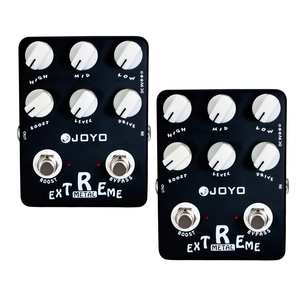 

2Pcs JOYO JF-17 Guitar Extreme Metal Distortion Effect Pedal Metal Rock and Punk Sounds True Bypass Electric Guitar Effect Pedal