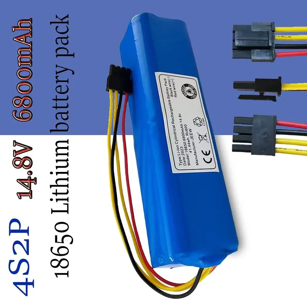 

100% Original 6800mAh Battery For Xiaomi Mi Robot Vacuum-Mop 2 Pro Vacuum-Mop 2 MJSTS1 C101 MJSTP Replacement D099-4S2P