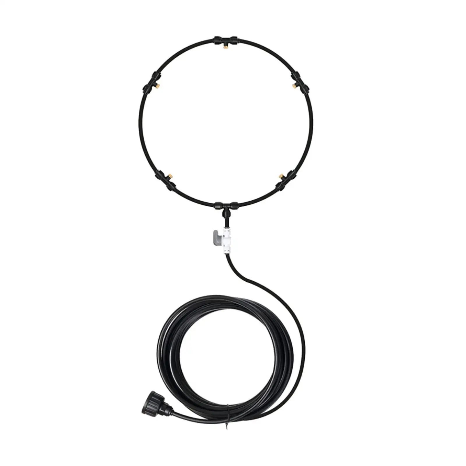 8M Misting System Mist Fan Ring Greenhouse Garden Spray Mist Kit