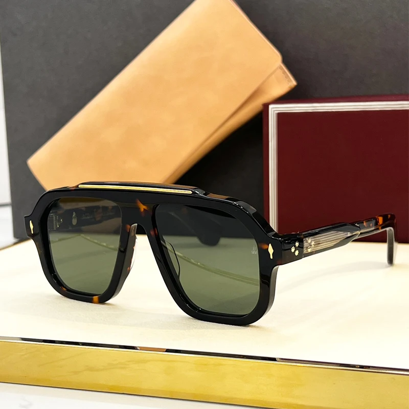 New JMM OCTAVIAN Sunglasses for Men High Quality Fashion Outdoor Handmade Vintage Acetate UV400 Women's Beach