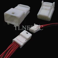 Enchufe eléctrico de Audio de navegación automática de 12 pines con cables, arnés de cables para coche, conectores PCB 1318774-1 1318772-1 1473407-1