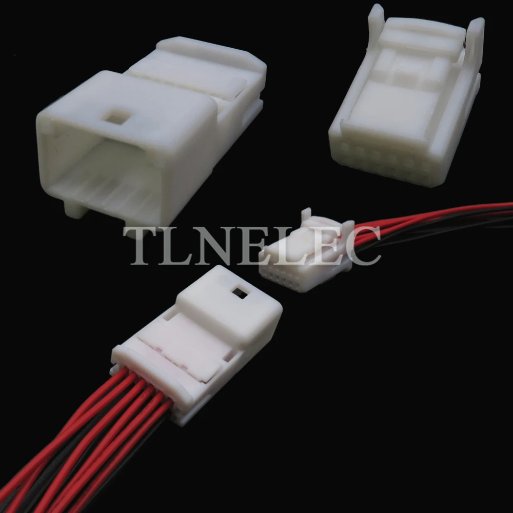 12 Pin Way Auto Navigation Audio Electrical Socket with Wires Car Wire Harness PCB Connectors 1318774-1 1318772-1 1473407-1