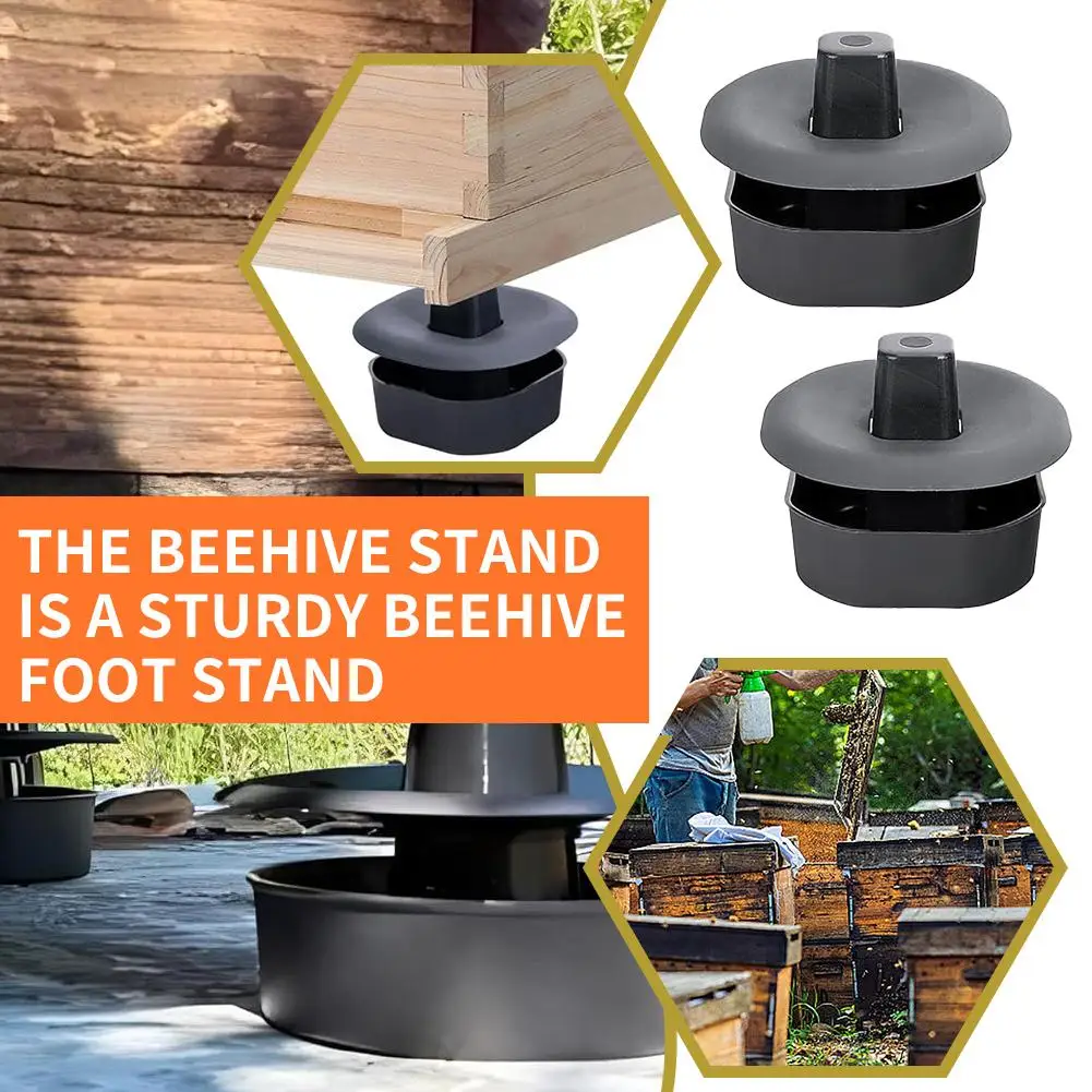 

4/12 Pcs Bee Hive Anti-ant Bracket Sink Base Tripod Feet Hive Beekeeping Insect-proof Stand Tools Waterproof Beehive Height X0W6