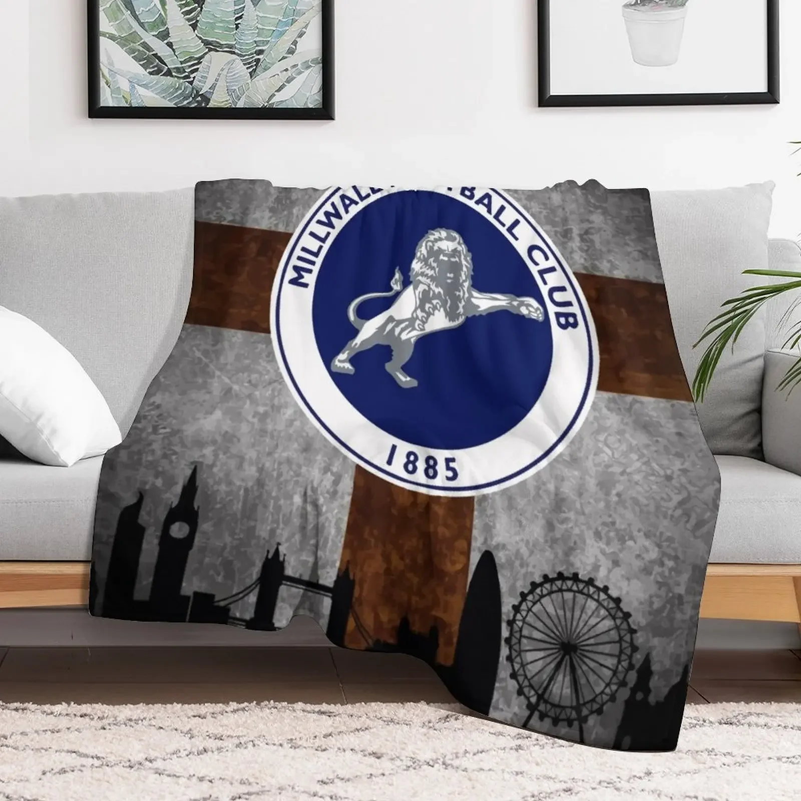 Millwall London Throw Blanket Softest Comforter Blankets