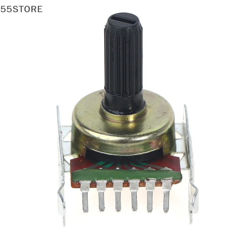 161 Type Rotary Potentiometer Double B50K Power Amplifier Audio Volume Potentiometer 6 Feet Shaft Length 15mm