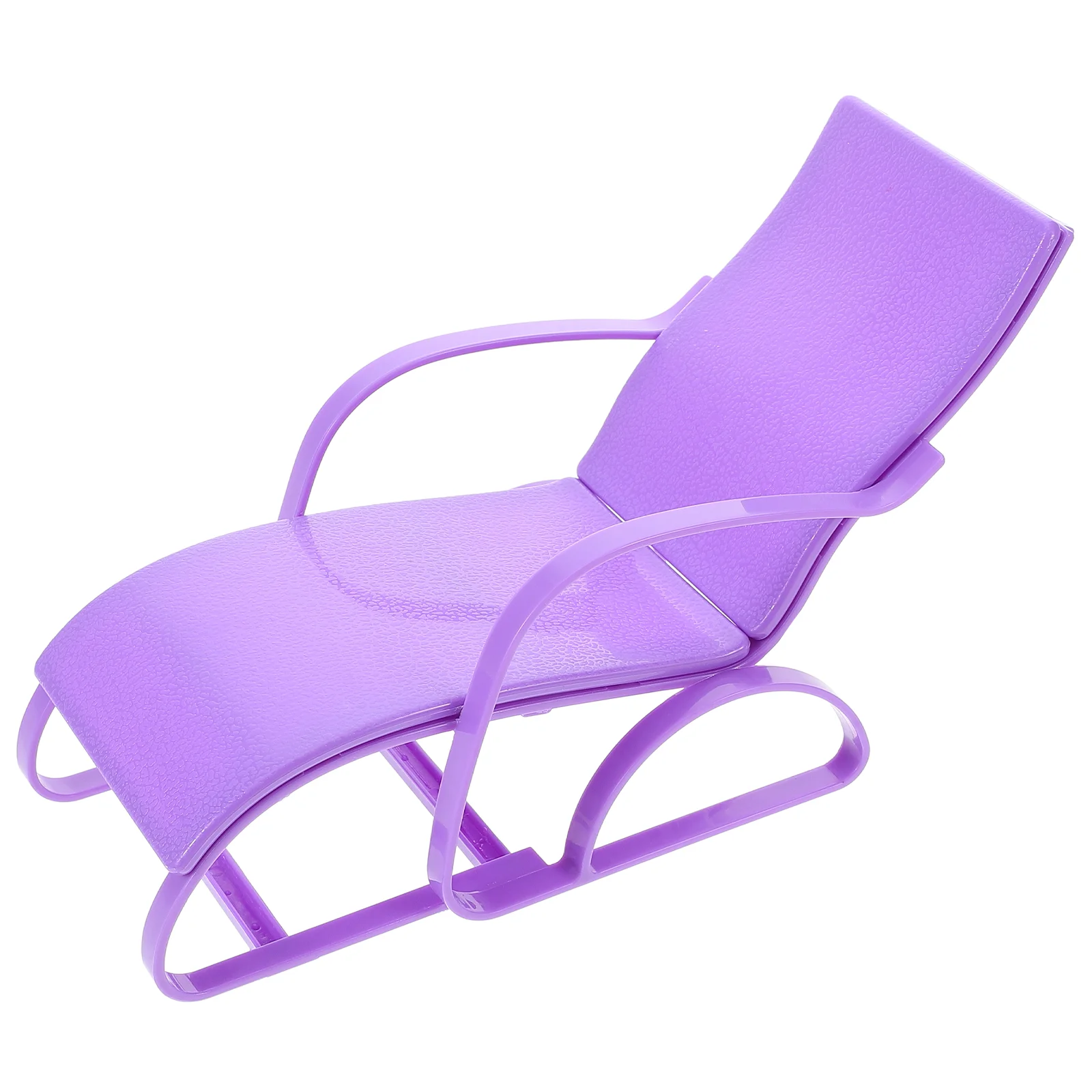 Beach Chair Outdoor Chairs Miniature Accessories for Crafts Chaise Longue Tiny Decoration Dollhouse Pvc Model Child