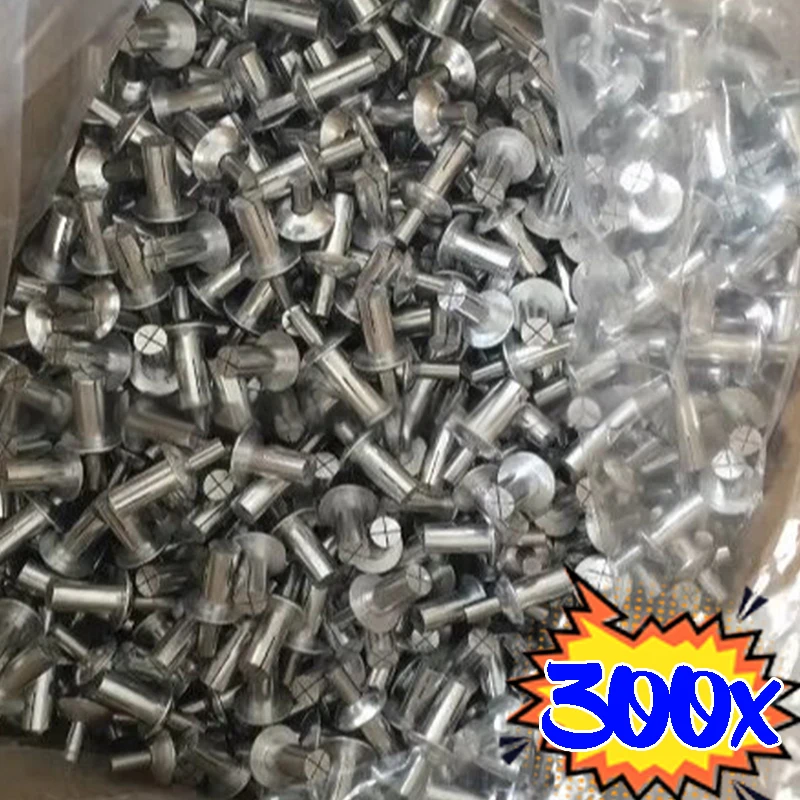 

10-300pcs Aluminum Alloy Hammer Expansion Rivets Expansion Nail Head Piercing Rivet Stainless Steel Rod Screws Fastener Hardware