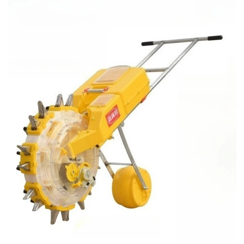 

2025Double Barrel Portable Corn Seeder with Fertilizer Multi Functional Hand Push Grain Seed Planter