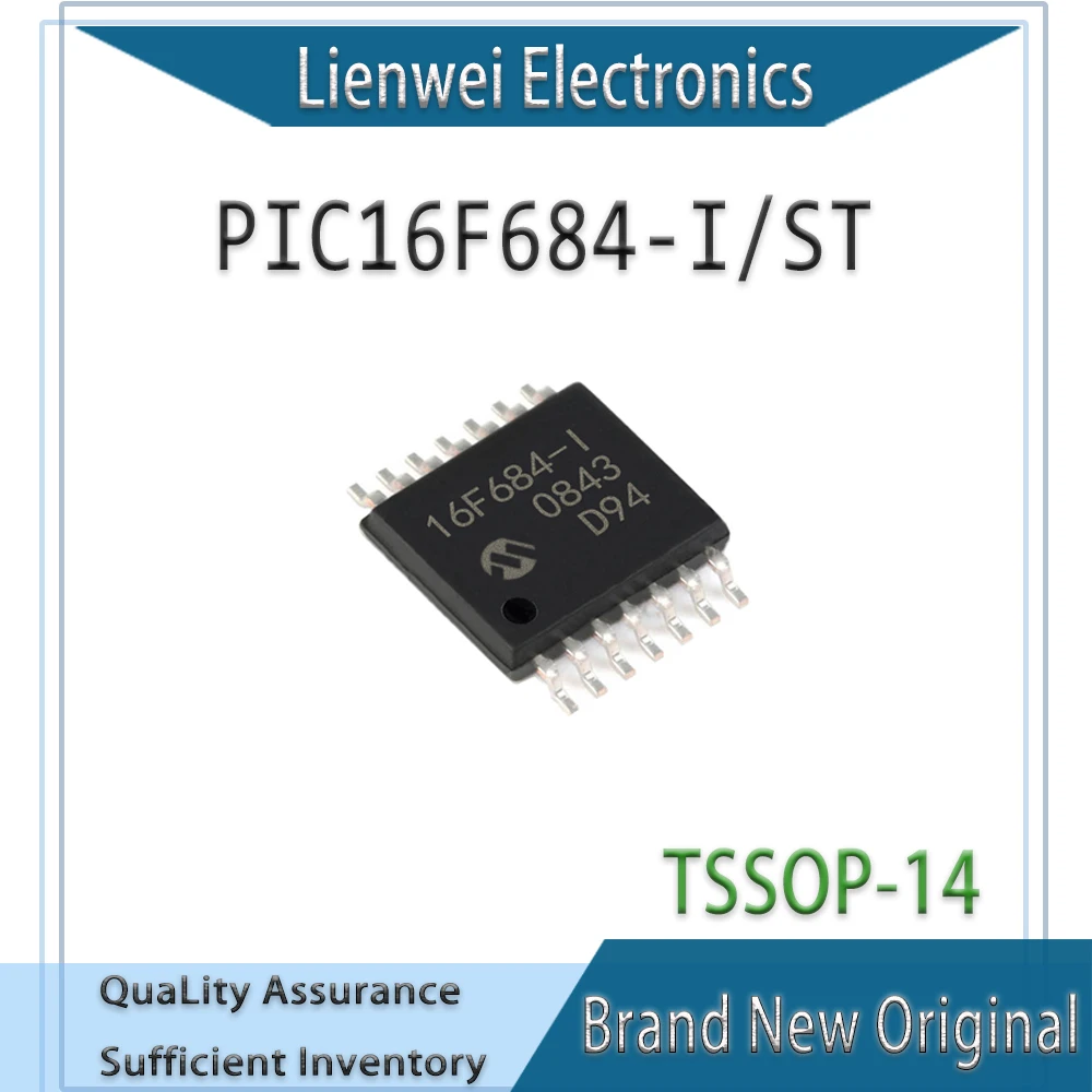 

100% New Original 16F684-I PIC16F684-I/ST PIC16F684 IC MCU Chipset TSSOP-14