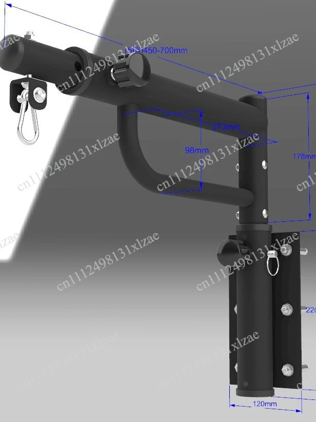 New Rotatable and Retractable Thickened Boxing Sandbag Wall-mounted Bracket Boxing Sandbag Wall Fixing Frame