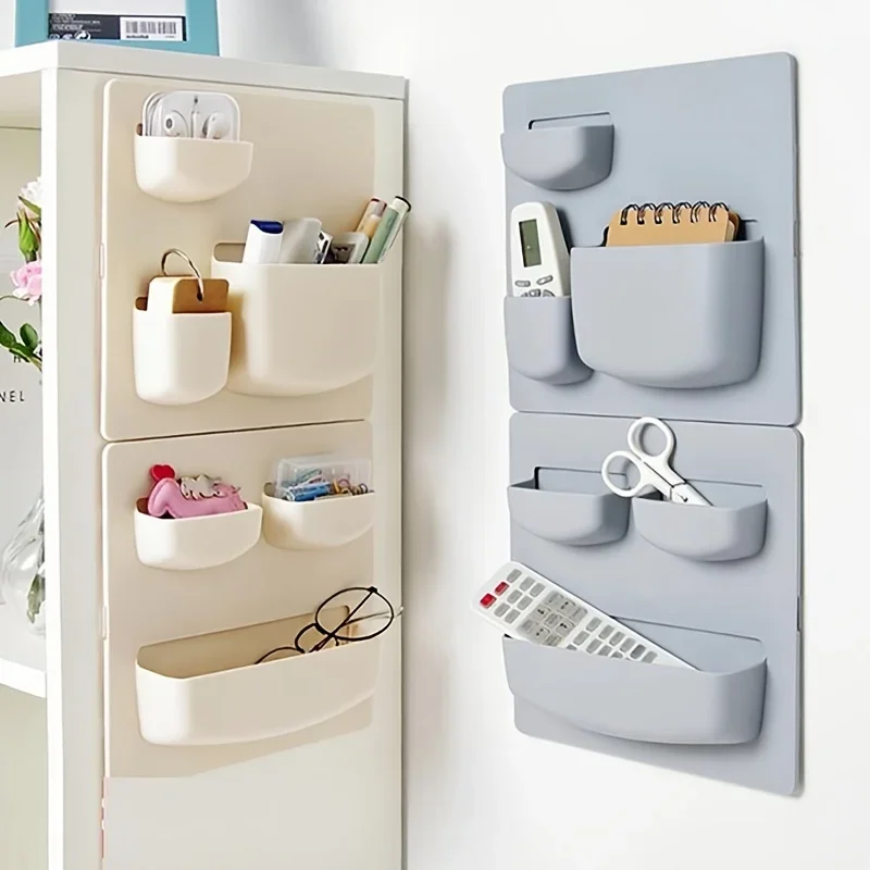 Adhesive Wall  Rack, Bathroom Wall  Rack, Refrigerator Shelf, No Punching Wall Hanging  Rack