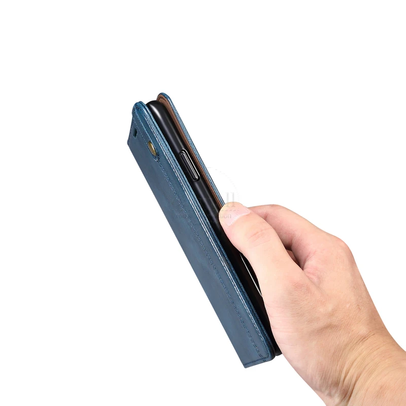 Vintage Leather Flip Cover For Xiaomi Poco X4 Pro 5G Wallet Case Card Stand Magnet Book Cover Luxury Casual Phone Fundas