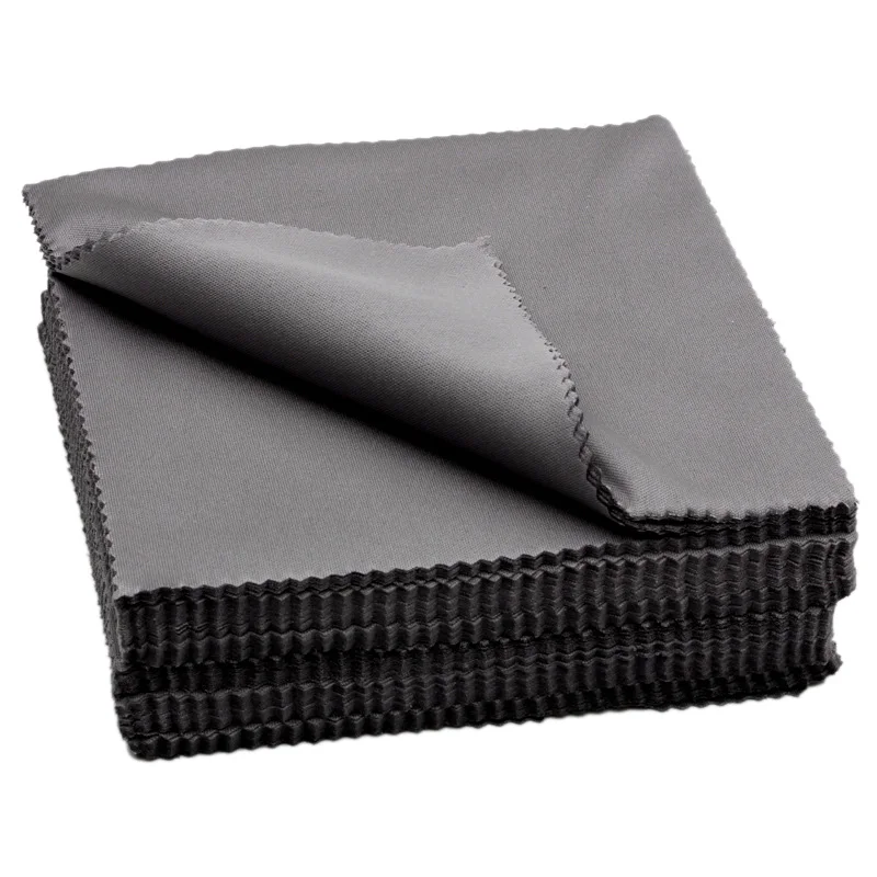 Fiber Display Cleaning Cloth 19X20 Cm In Gray, For All Smartphones & Tablet Pcs - Display Cloth Clean - Screen Cloth