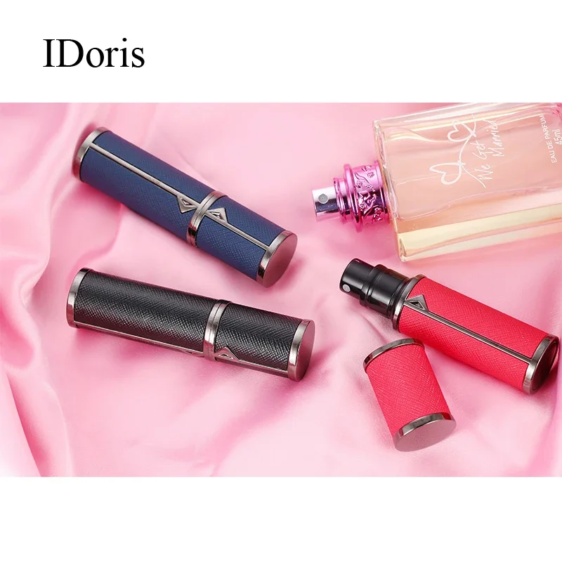 IDoris-Bouteille de sexuellement en Métal et Aluminium, Vaporisateur Cosmétique, Portable, pour Voyage, 5ml, 2 Pièces