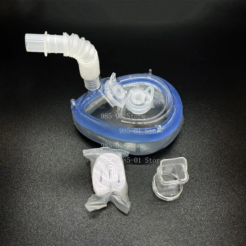 Disposable Fiber Bronchogastroscope Mask, Perforated Inflatable Endoscope Intubation Mask