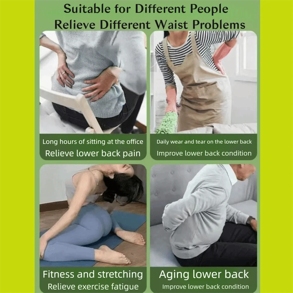 12 Magnets Lumbar Vertebrae Relaxer Shaping Humpback Correction Back Massager Traction Back Pain Relief Back Stretcher