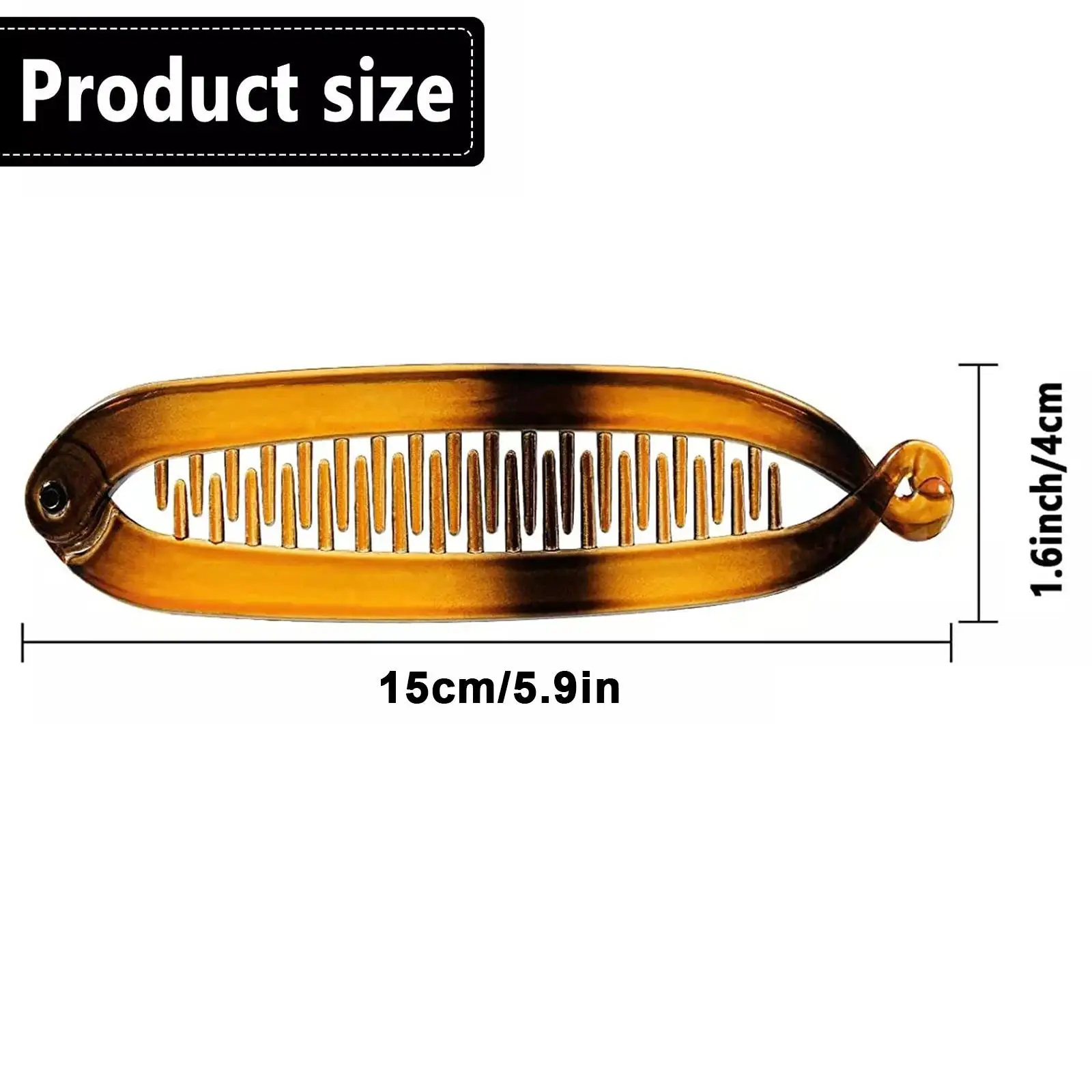 1/3 قطعة مشبك شعر الموز الشعير تويست مشط المشبك قبضة 15 سنتيمتر جديد المشبك قبضة الأسماك الموز كليب النساء إكسسوارات الشعر