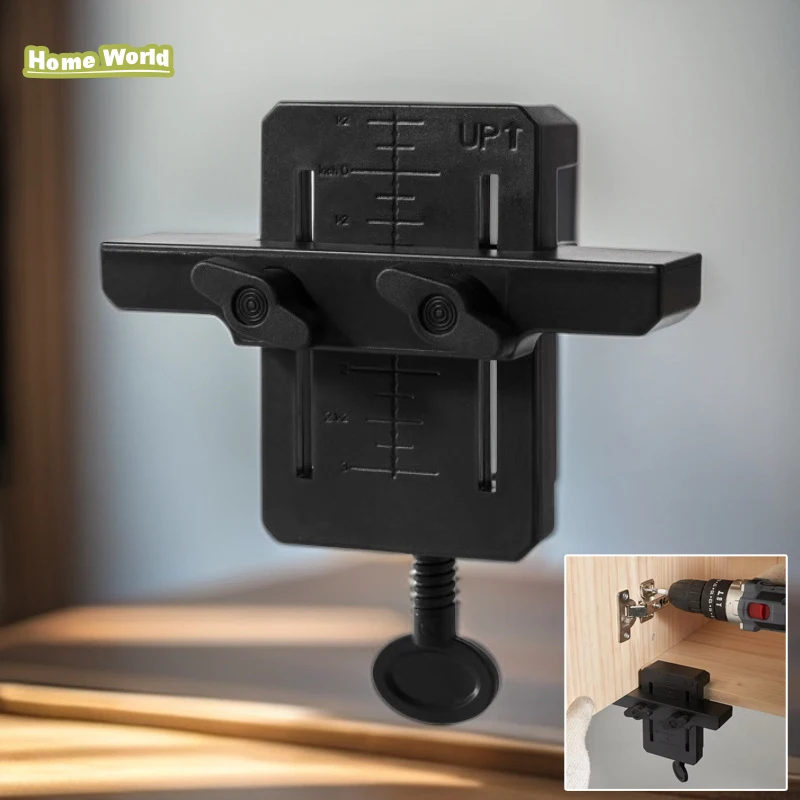 Hidden Door Install Support Arm Woodworking Cabinet Door Mounting Jig Cabinets Frame Installation Bracket Mini Mounting Clamp