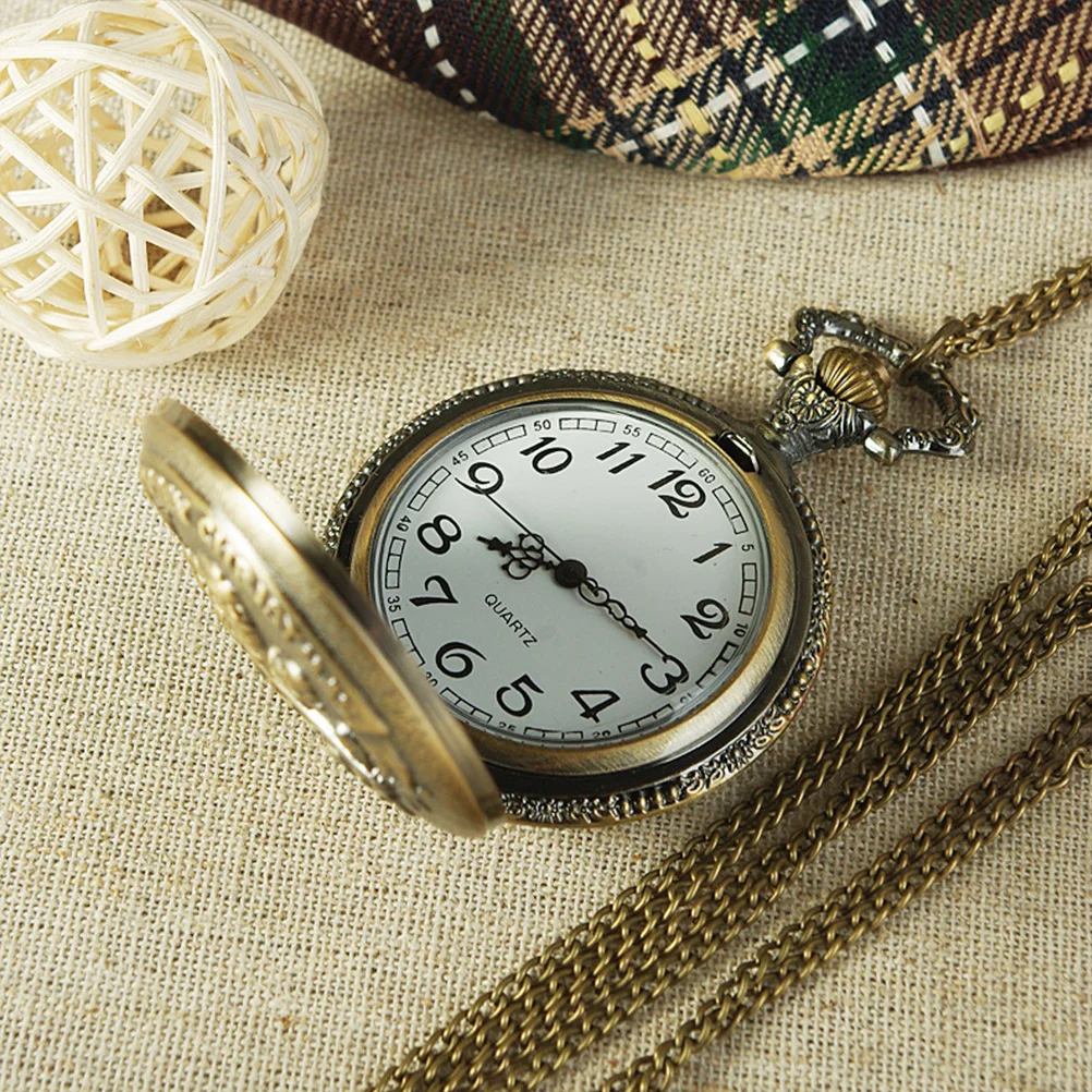 40x4.6cm レトロヴィンテージクォーツ懐中時計サンタクロースポータブルアウトドアクライミング観光ギフト懐中時計