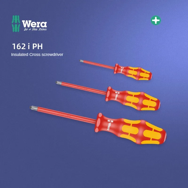 WERA 162 iVDE Cross Insulated Screwdriver High Quality Material And Precision Craftsmanship Extend Service Life Simple Operation