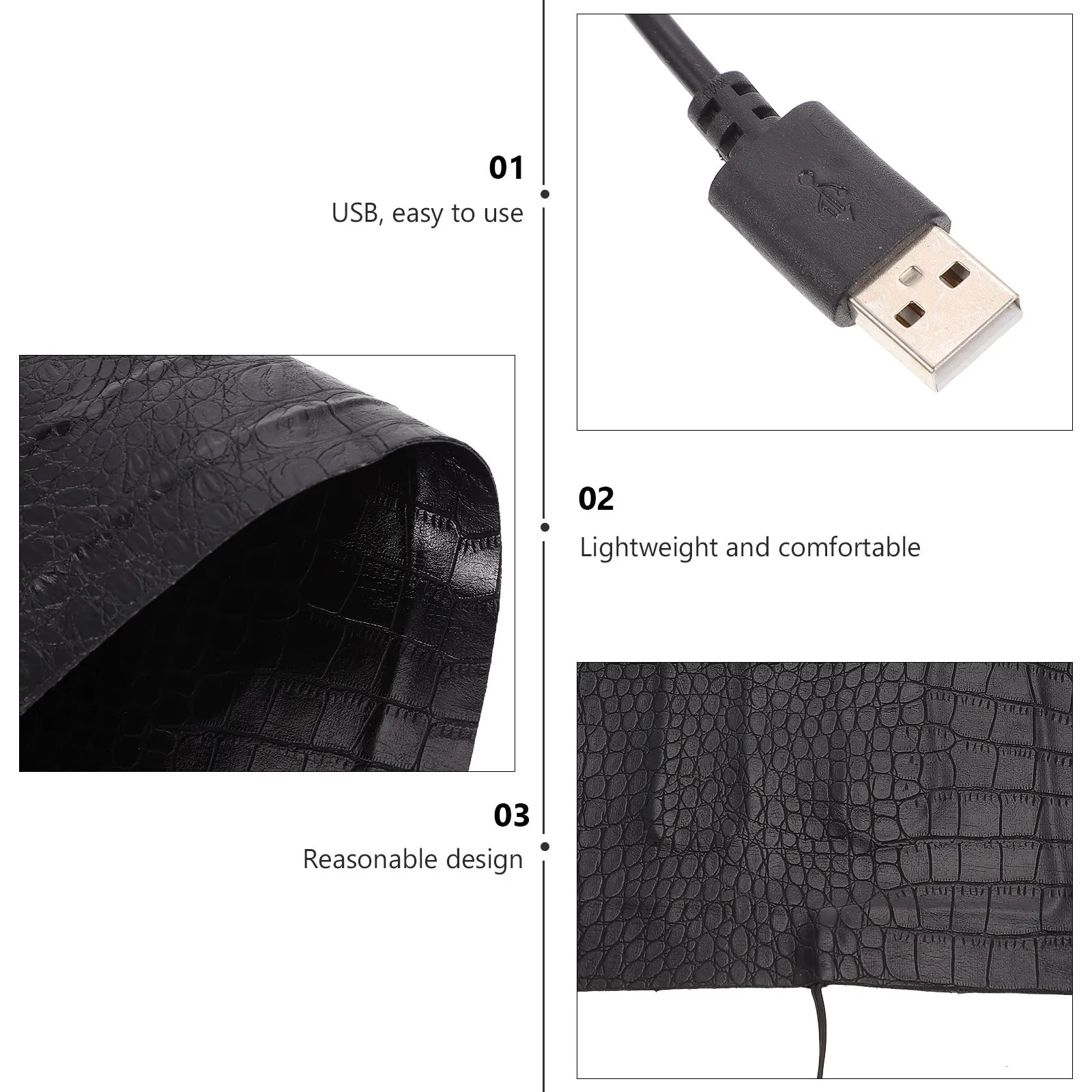 

1Pcs Pet Heating Pad Lizard Heating Mat Anti Scratching Electric Pad for Pregnant Elderly Reptile Recovery Terrarium