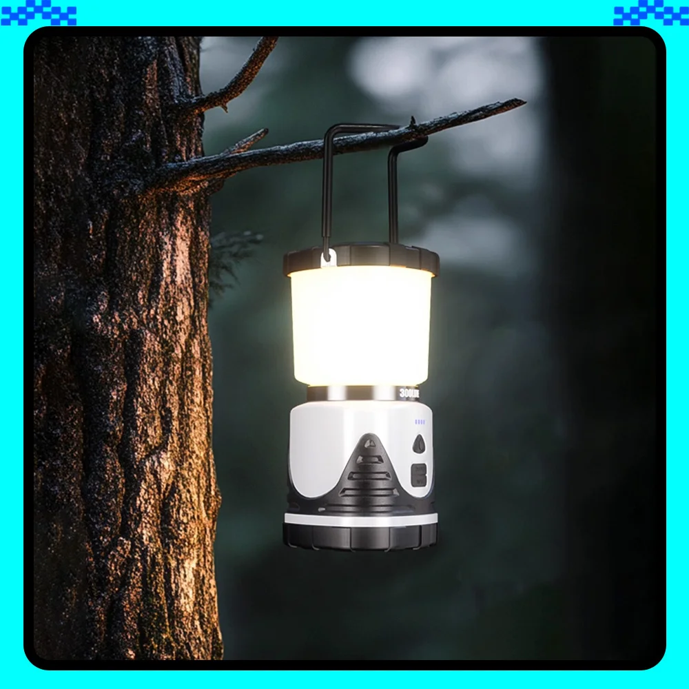 

LEM E83/E93 Camping Lamp USB Rechargeable Camping Lighting Portable Rainproof Outdoor Lamp 5400mAh/6800mAh 300LM Lantern