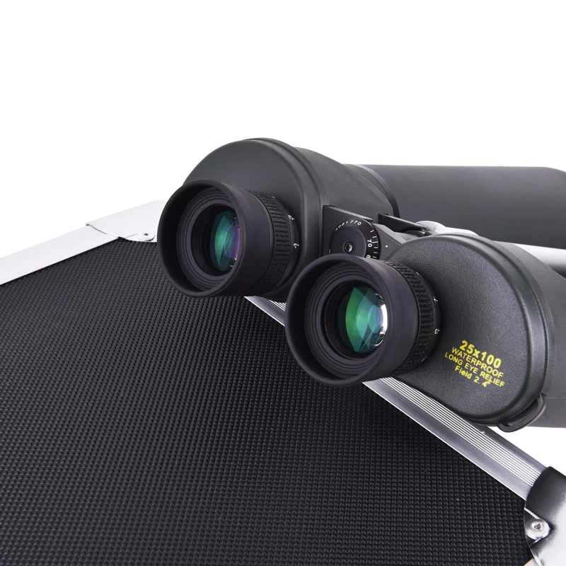กล้องส่องทางไกล LUXUN คุณภาพสูง ความแม่นยำสูง 25x100 สำหรับการดูดาวและสำรวจ ชมวิว